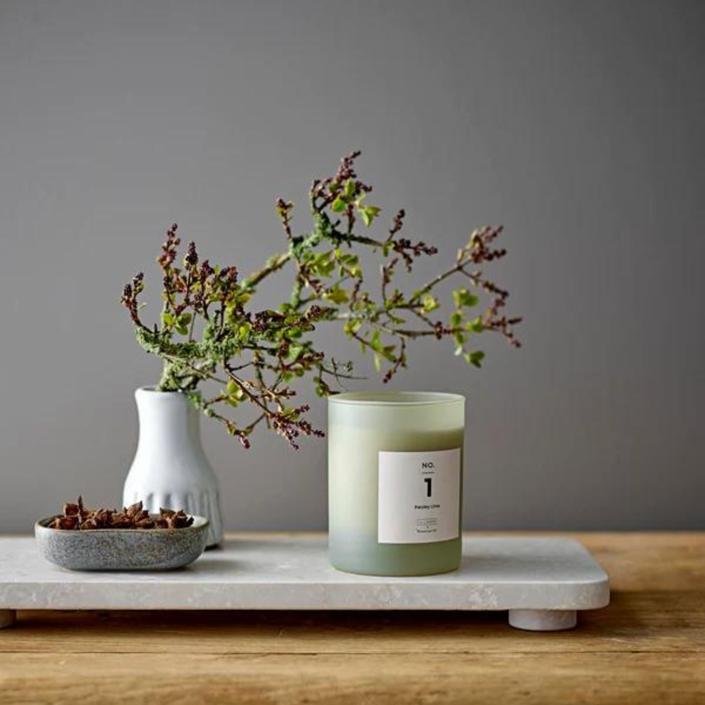 Natural candle NO.1 - Parsley and lime