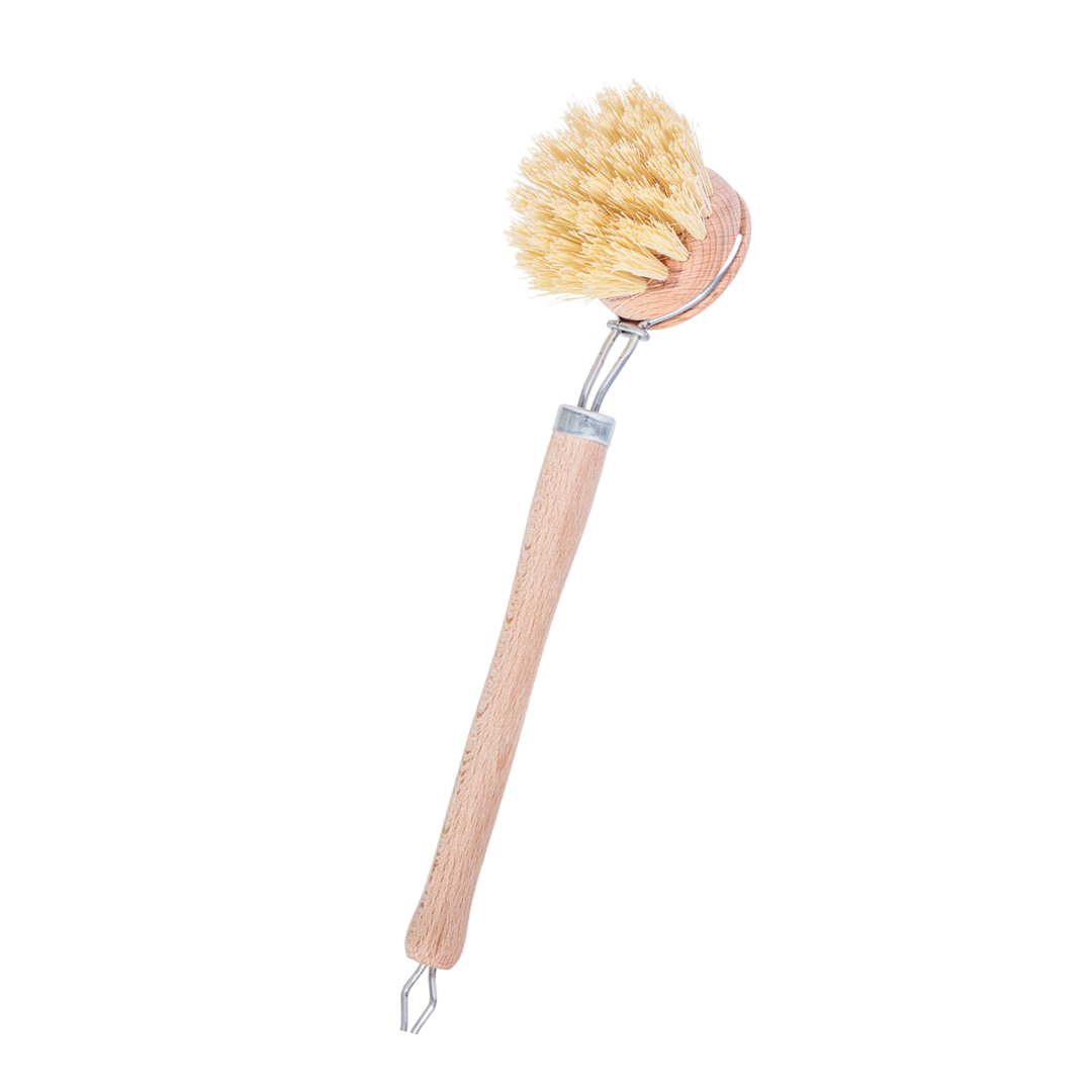 Dishwashing brush wood